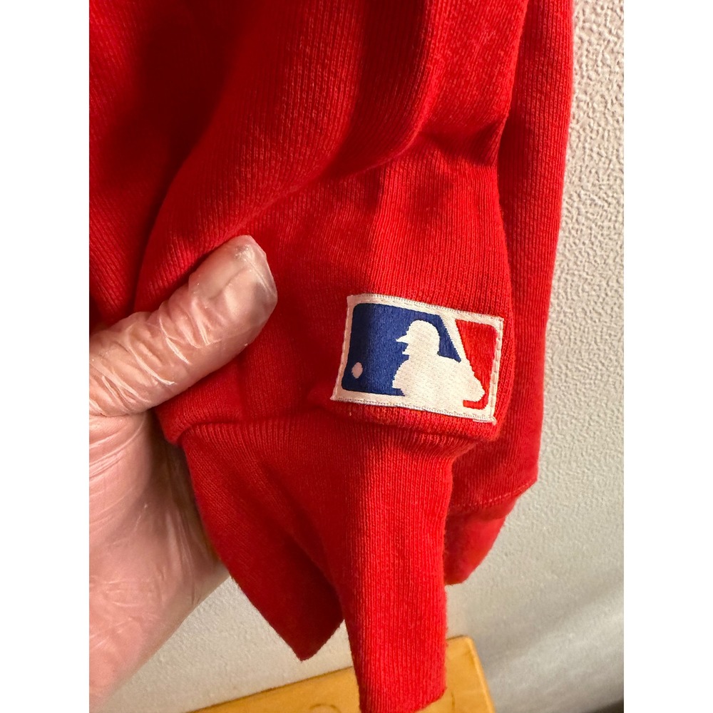 Genuine Merchandise Atlanta Braves Sweatshirt Mens XL Red Excellent Graphic MLB - Picture 7 of 8